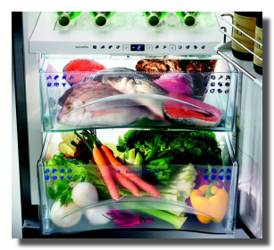 Камеры свежести "Biofresh, DrySafe, HydroSafe" в холодильниках Liebherr