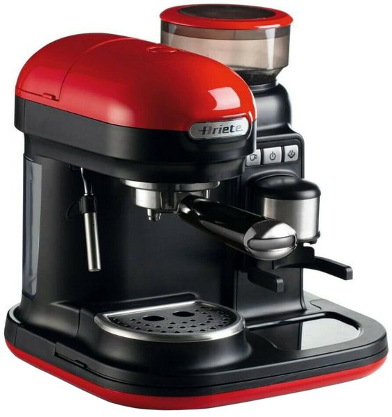 Рожковые кофеварки Ariete 1318 Espresso Moderna Red (00M131800AR0)