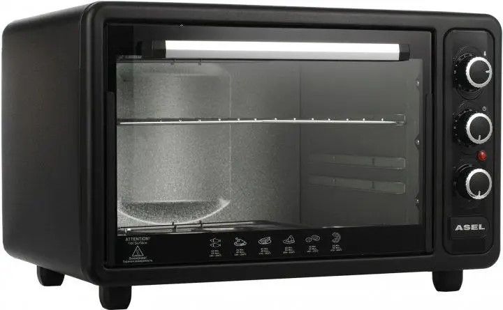 Настольные электрические духовки ASEL AF-0123(40-23) Black