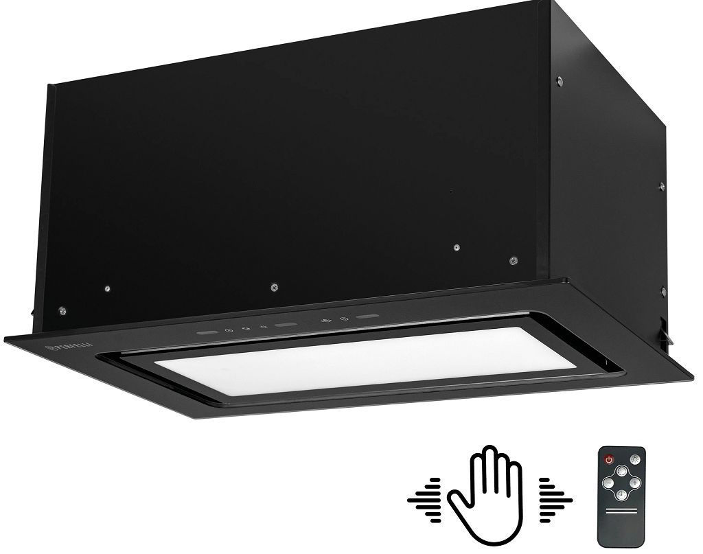 Встраиваемые вытяжки Perfelli DESIGN VISION 6 NERO SILENZIO