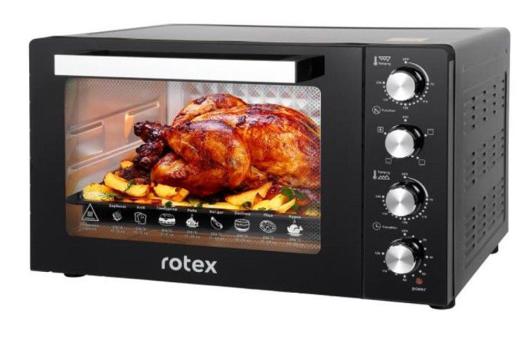 Настольные электрические духовки rotex ROT455-B2G Eurostandart