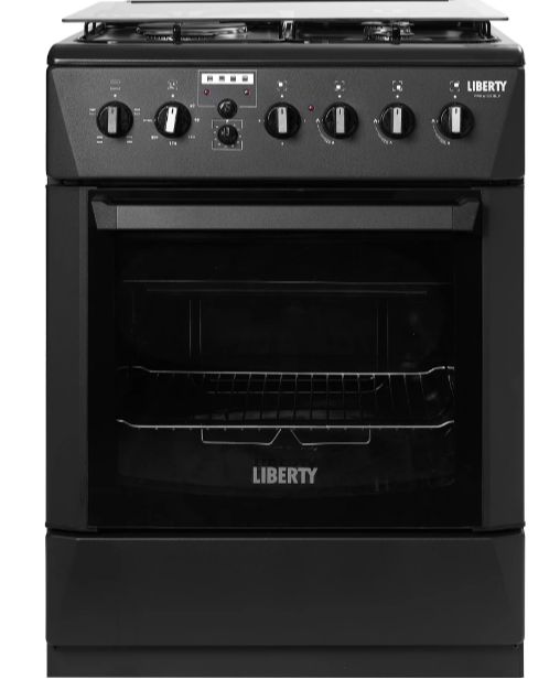 Комбинированные плиты LIBERTY PWE 6105 BL-F