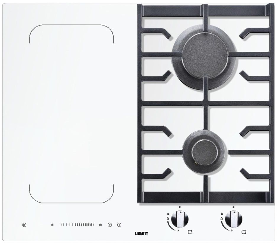 Комбинированные варочные поверхности LIBERTY PIG 6042G-C7W (510)