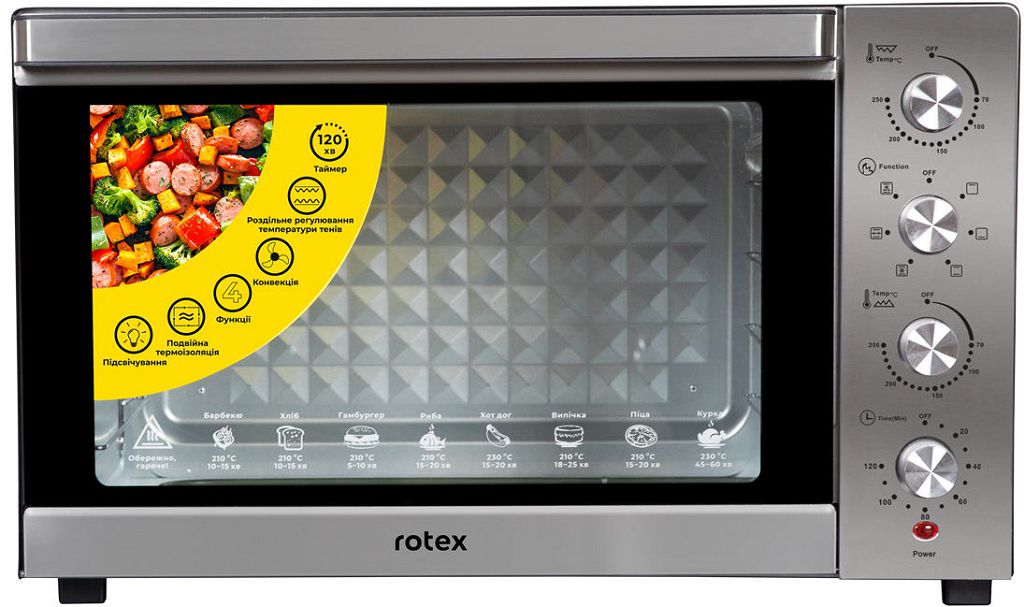 Настольные электрические духовки rotex ROT854-CB