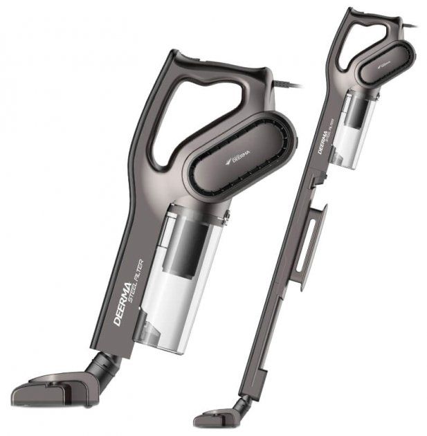 Пылесосы без мешка (с контейнером) deerma Stick Vacuum Cleaner Cord Gray (DX700S)
