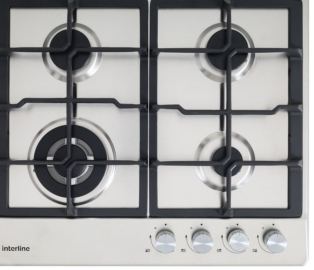 Газовые варочные поверхности Interline HGS 763 FGT XM Flame