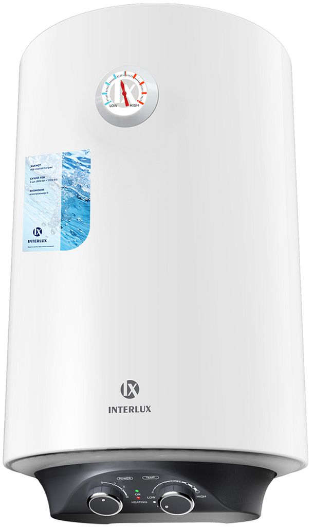 Водонагреватели 30, 40, 50, 80, 100, 120 литров INTERLUX IRWN-50MP