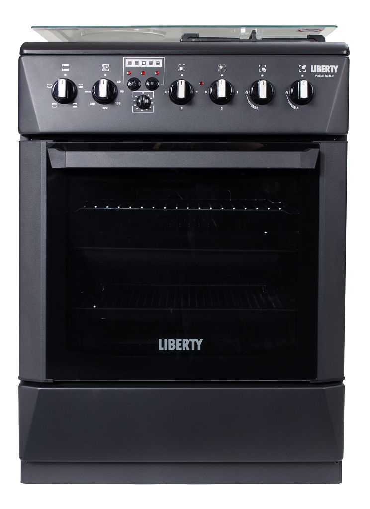 Комбинированные плиты LIBERTY PWE 6116 BL-F