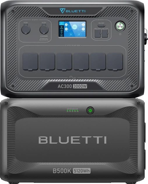 Зарядные станции BLUETTI AC300 + battery module B500K