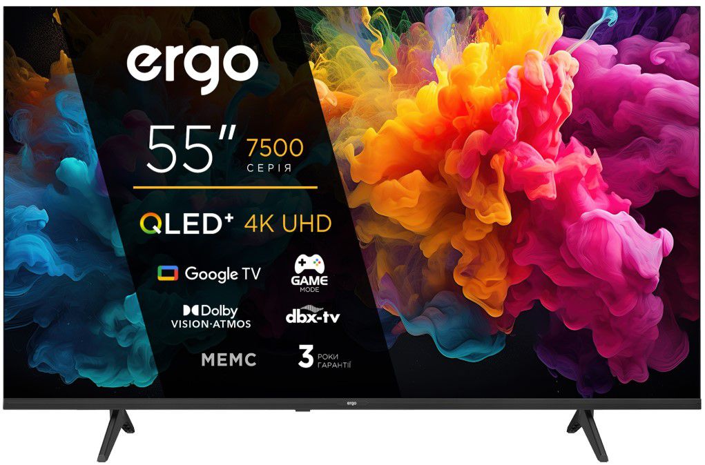 Телевизоры QLED ergo 55JUQ7500
