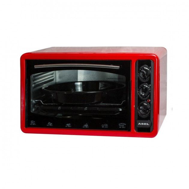 Настольные электрические духовки ASEL AF-5023 Red