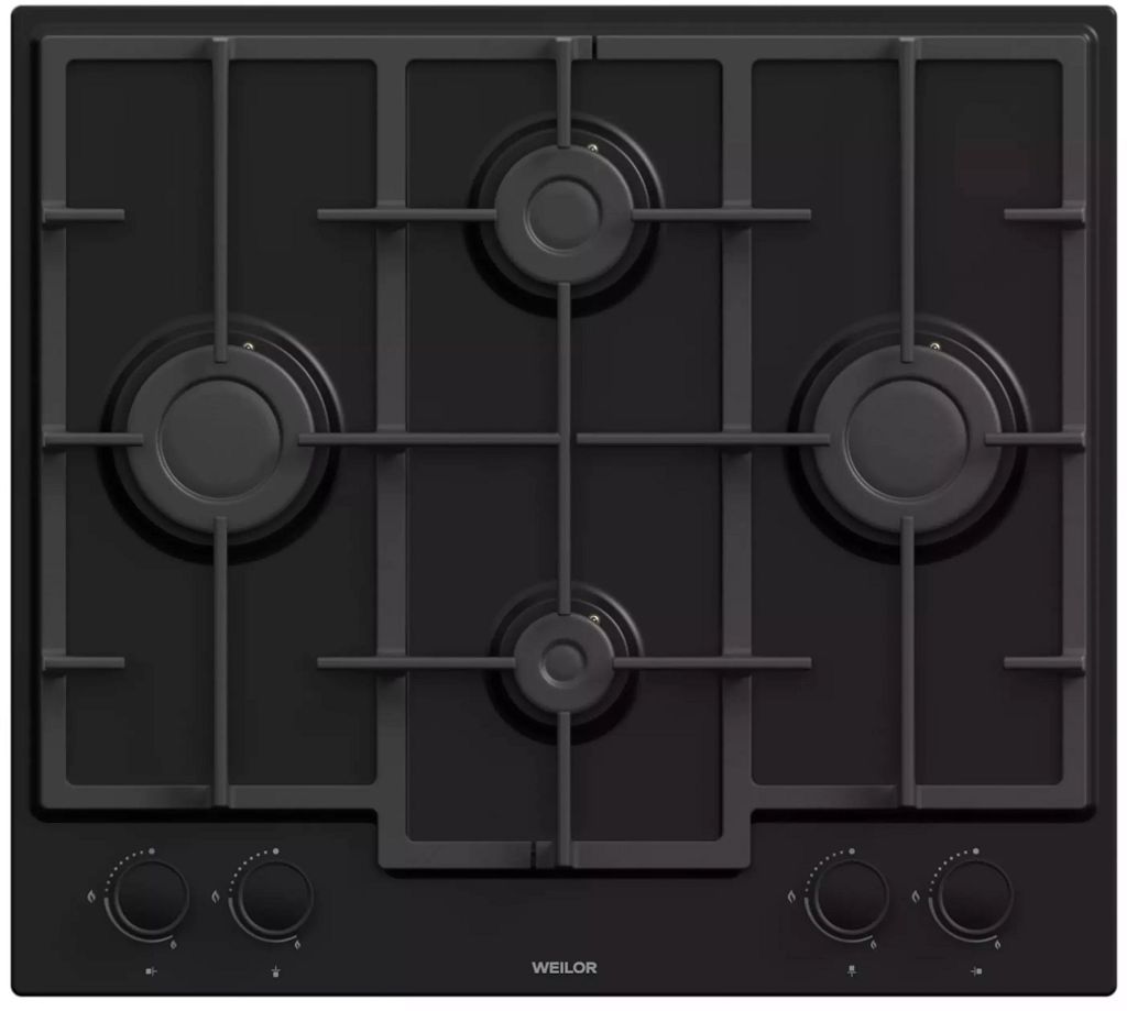 Газовые варочные поверхности WEILOR GM 654 BL