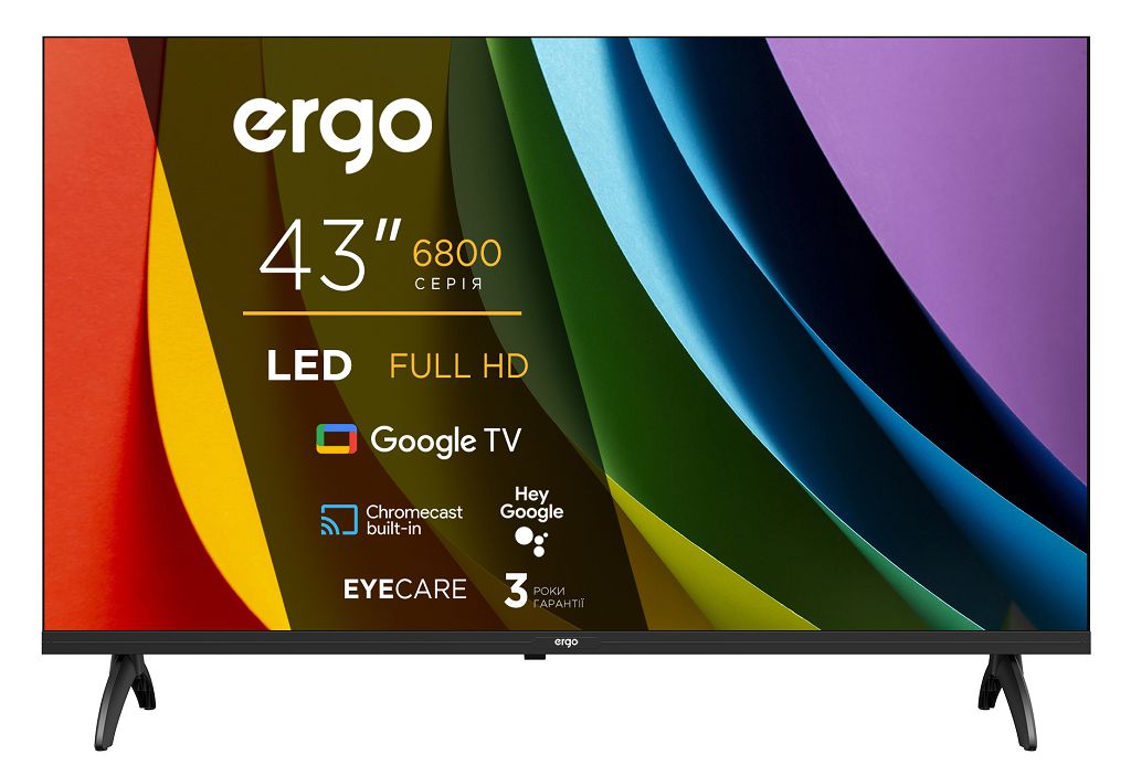 LED телевизоры ergo 43JFS6800