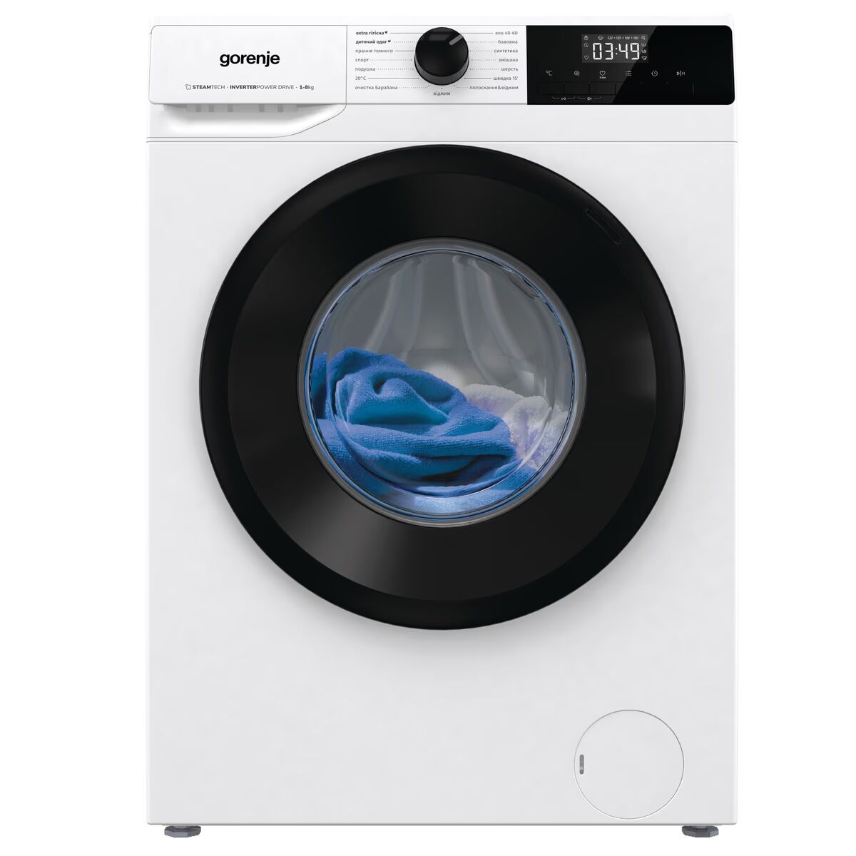 Стиральные машины с фронтальной загрузкой gorenje W1NHPI84AS
