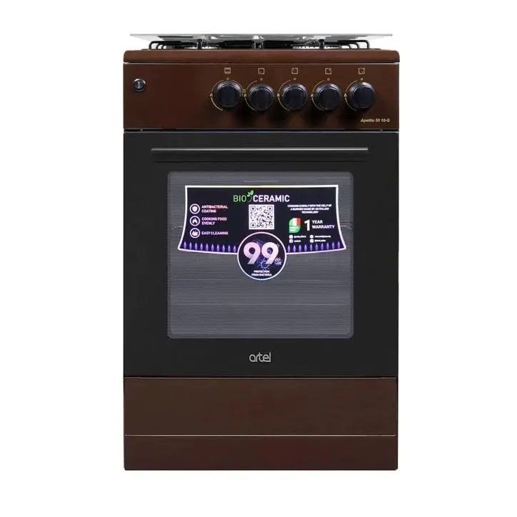 Газовые плиты artel Apetito 50 10-G brown
