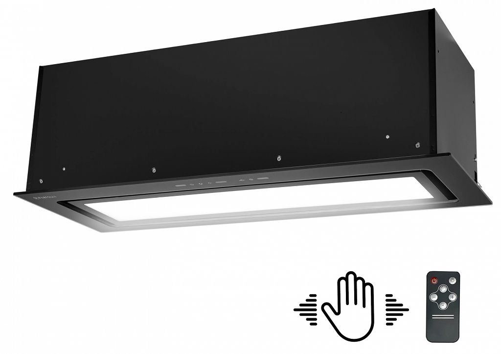 Встраиваемые вытяжки Perfelli DESIGN VISION 9 NERO SILENZIO