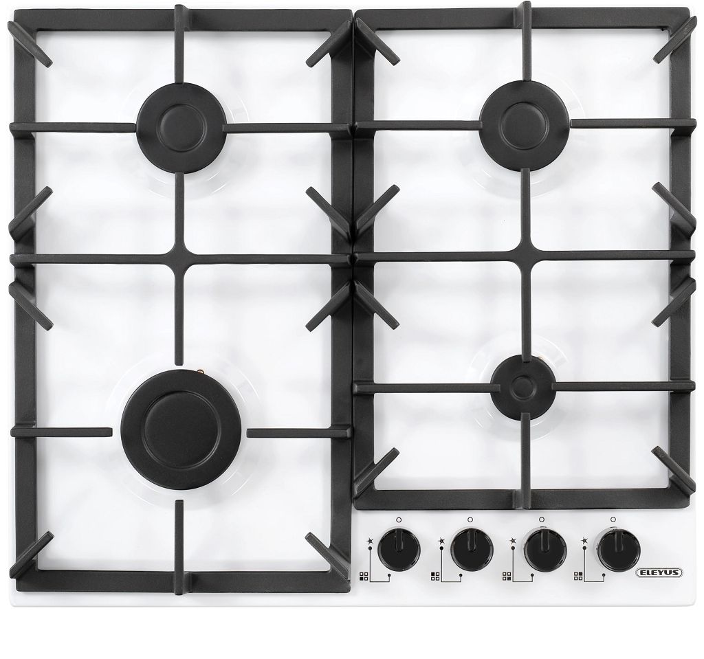 Газовые варочные поверхности ELEYUS ALMERA 60 WH CF