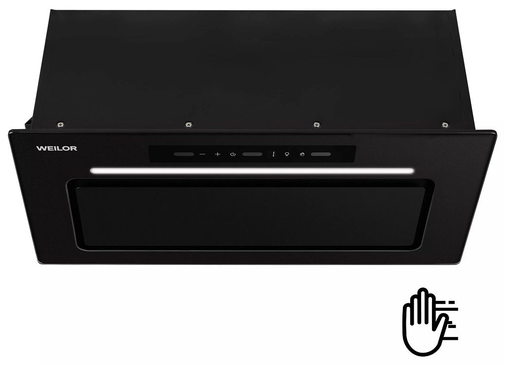 Встраиваемые вытяжки WEILOR LUMINA WBG 68 BLACK MATTE
