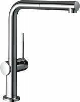 Смесители из нержавеющей стали hansgrohe Talis 72808000 з висувним виливом