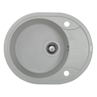 Гранитные мойки Perfelli PRIMO OGP 1351-58 GREY METALLIC