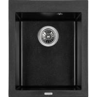 Гранитные мойки GRANADO CADIZ 410 х 500 мм Black Shine (gr2301)