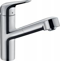 Смесители из нержавеющей стали hansgrohe Focus 71829000 з висувним виливом