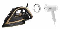 Утюги Tefal PUREGLISS Coppertinto & Black FV8064E0 + Tefal ORIGIN TRAVEL DT1020E1