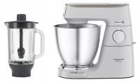 Кухонные машины KENWOOD Titanium Chef Baker KVL65.001WH + Насадка-блендер KENWOOD KAH359GL TBL (комплект)