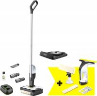 Вертикальные пылесосы (электровеник) KARCHER FC 2-4 BATTERY SET 2B DUO + віконний пилосос Karcher WV 4-4