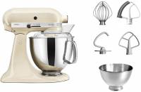 Планетарные миксеры KitchenAid Artisan 5KSM175PSEAC з відкидним блоком кремовий