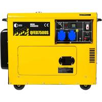 Дизельные генераторы QUBE QFED7500S 5.0/5.5kW canopy
