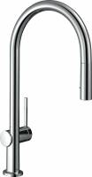 Смесители из нержавеющей стали hansgrohe Talis M54 хром 72800000 з висувним виливом 2jet