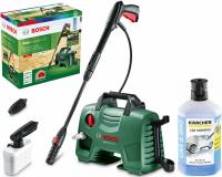 Минимойки BOSCH EasyAquatak 120, 1500 Вт, 120 бар + Автошампунь Karcher Plug & Clean 3 в 1 + 1 л