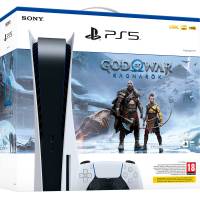 Игровые приставки Sony PlayStation  SONY PS5 BluRay + God of War Ragnarok