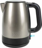 Чайники электрические BLACK DECKER BXKE2201E 1.7 л Сріблястий
