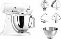 Планетарные миксеры KitchenAid Artisan 5KSM175PSEWH з відкидним блоком білий