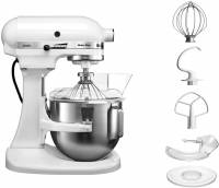 Кухонные машины KitchenAid Heavy Duty 5KPM5EWH з відкидним блоком білий