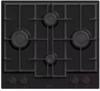 Газовые варочные поверхности Perfelli PERLA M60C NERO