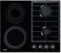 Комбинированные варочные поверхности VENTOlux HG622 B7G CS (BK)